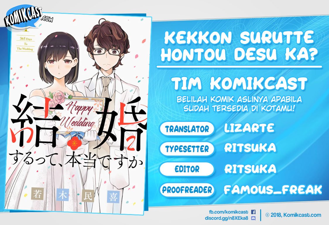 Kekkon Surutte, Hontou Desu ka? Chapter 22 Gambar 1
